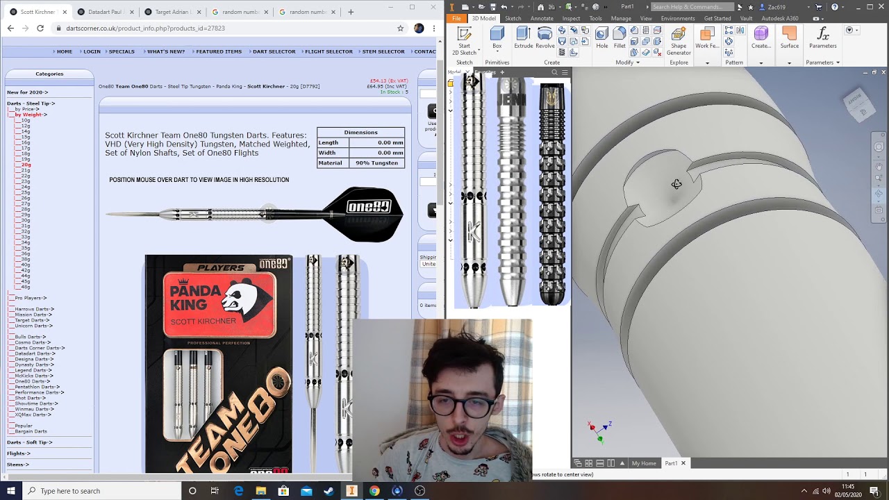 Hybrid Dart Design (Pro Player Edition) - Lets Design a Dart Episode 2