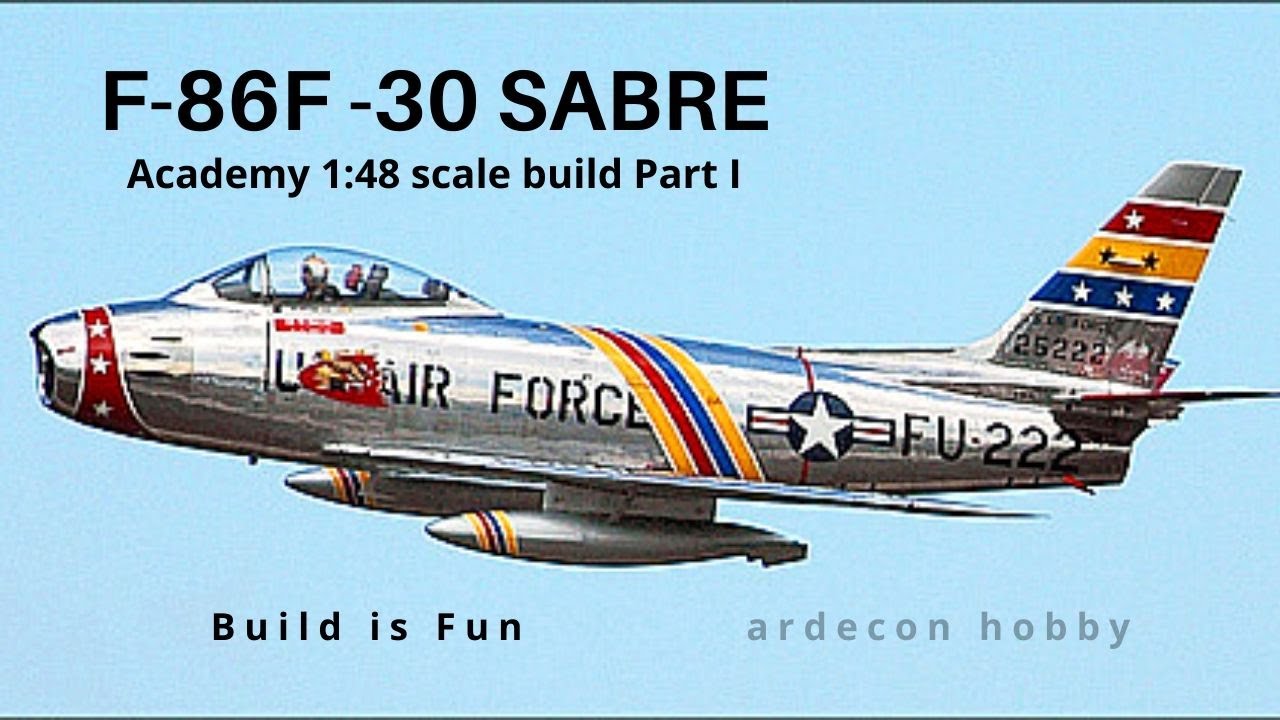 Academy F-86F Sabre 1:48 scale build Part I