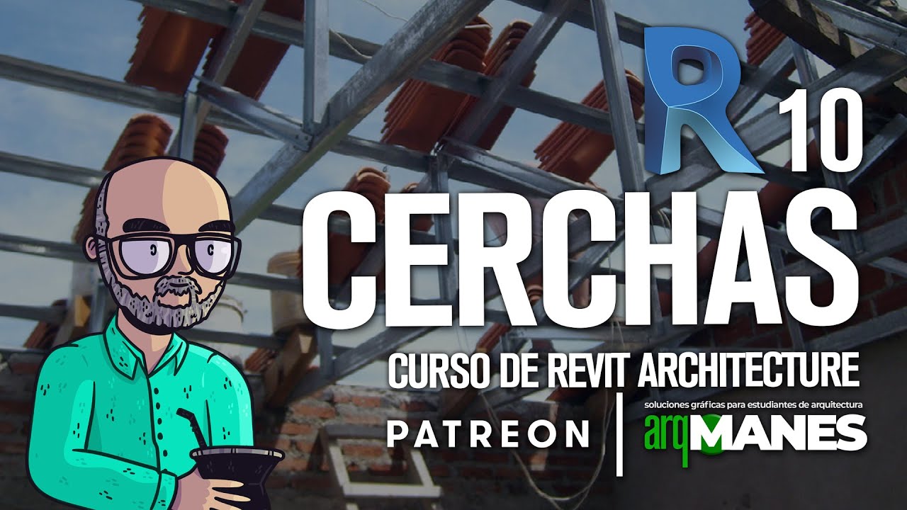 10 Cerchas | REVIT desde cero | tutorial curso arquitectura nivel basico a nivel avanzado