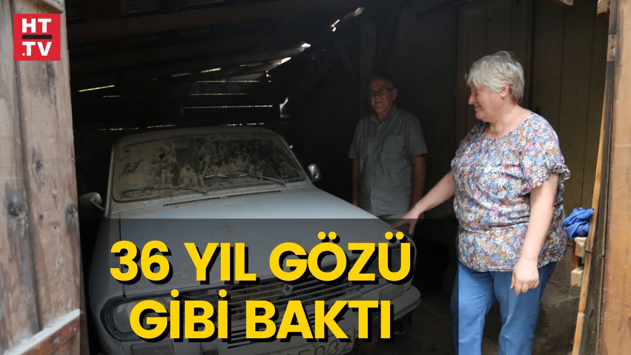 Eşinden hatıra kalan otomobili garajda kilitli tuttu