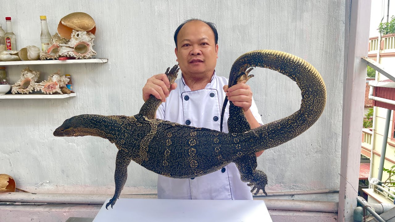 Kỳ đà xào sả ớt ngon nhất // Sơn Hào