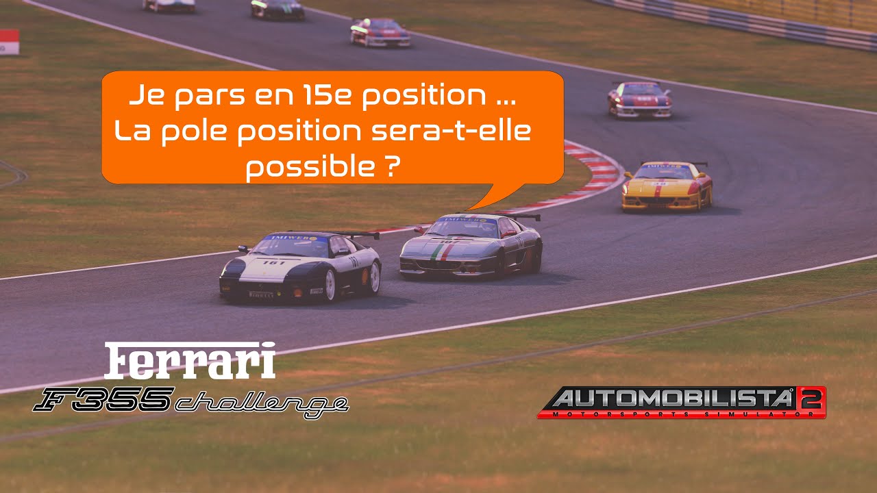 Ferrari F355 Challenge : Un pilotage tout en finesse