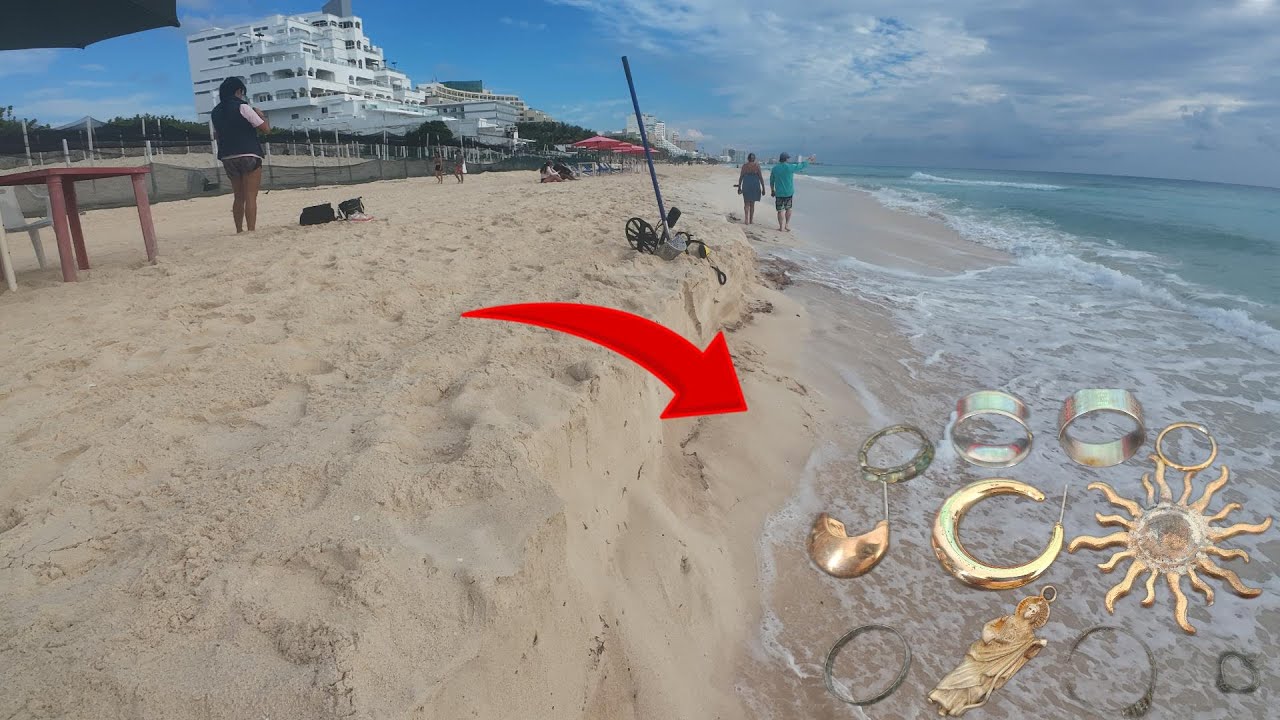 El MAR Estaba de BUENAS y ENCUENTRO gran CANTIDAD de JOYERIA