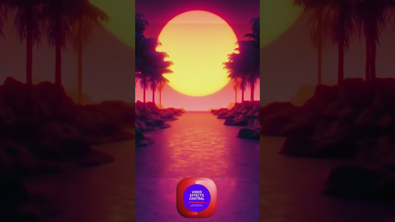 VJ Loop Sunset Techno 🎧🎼😎 #shorts #youtubeshortsvideo #youtubeshort