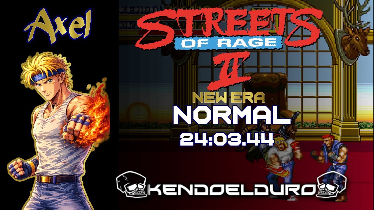 Streets of Rage 2 : New Era - Axel - Normal - 24:03.44 (v3)
