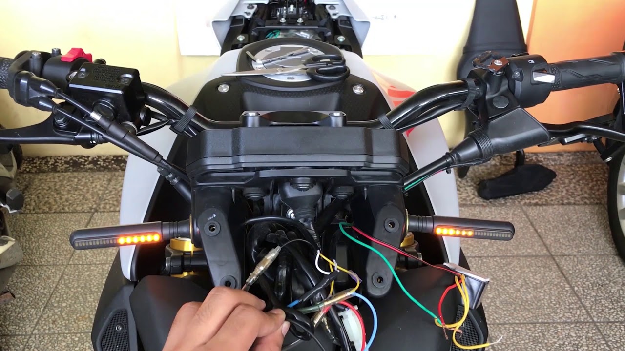 Cara Pasang Sein LED Running + Hazard UNIVERSAL || MT 15 Indonesia