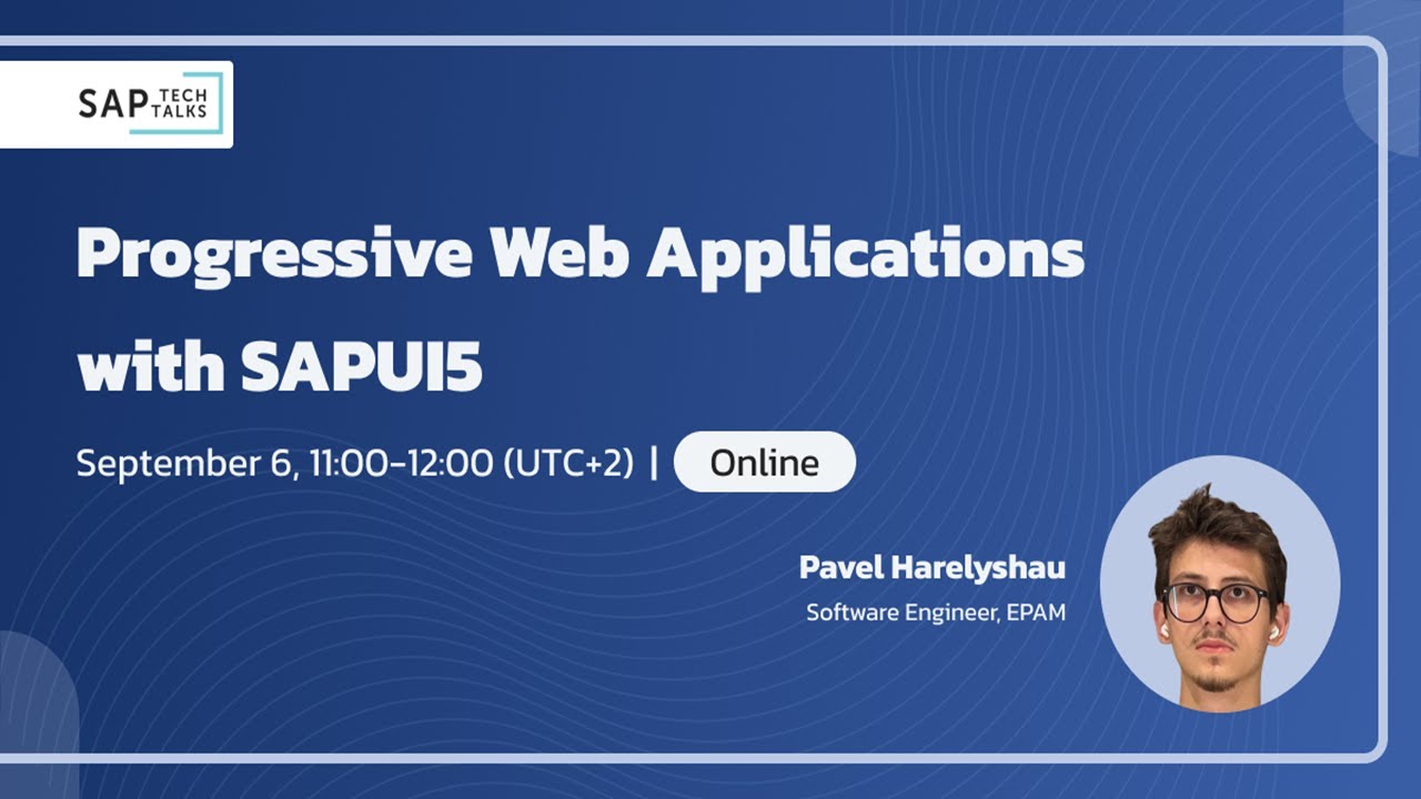 Progressive Web Applications with SAPUI5