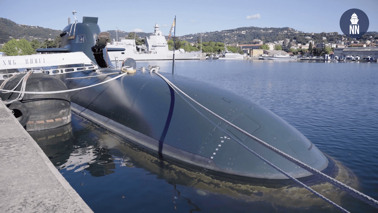 Редкий доступ к подводной лодке типа 212А ВМС Италии