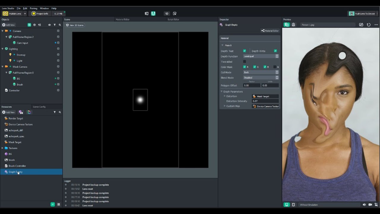 Lens Studio Tutorial: UV Camera Distortion