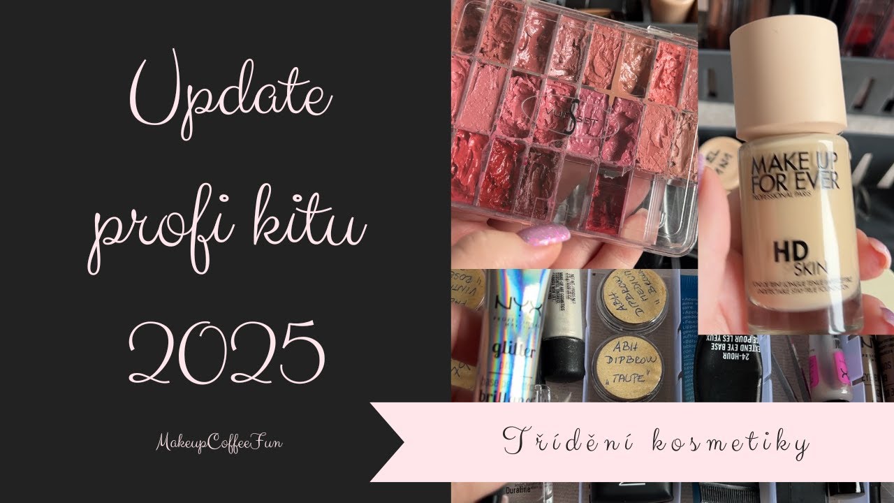 Třídění a update profi kitu - co nového zařazuji? | MUA Praha || MakeupCoffeeFun