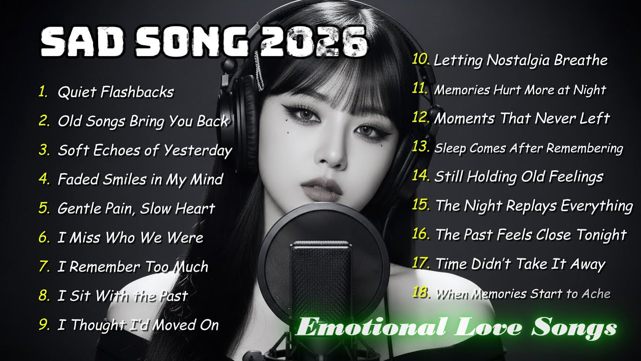 Quiet Flashbacks 🌙 Sad Songs Emotional, Love Song, Overthinking & Healing | Crying and Calm Music