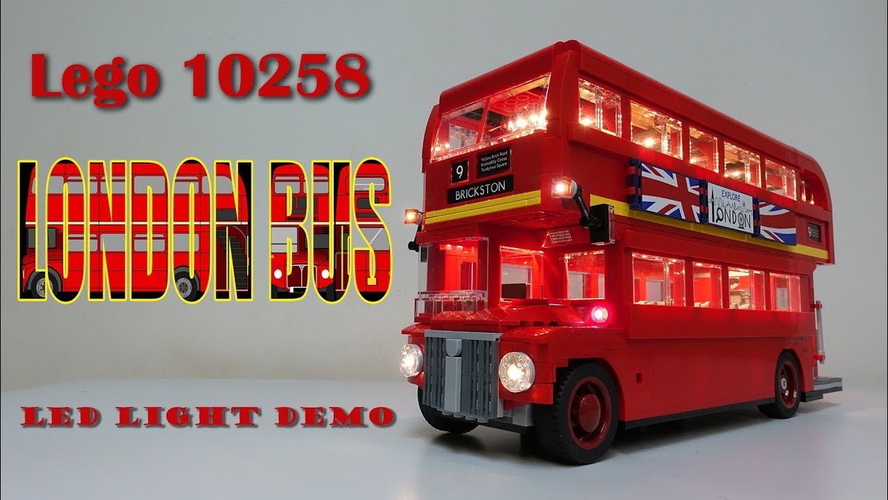 Lego 10258 London Bus LED Installed Demo