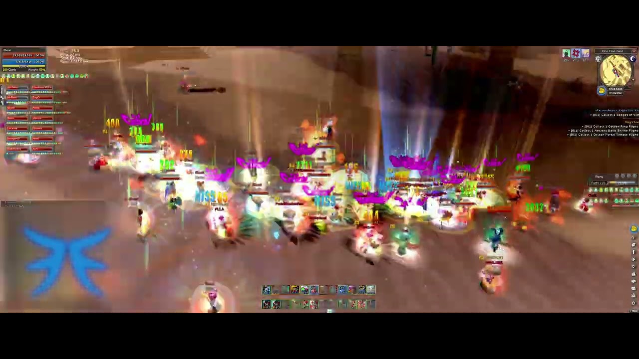 Rose Online OCF - Blood VS SeaOfPilots - ПЕРЕЗАПУСК СЕРВЕРА ARCANE