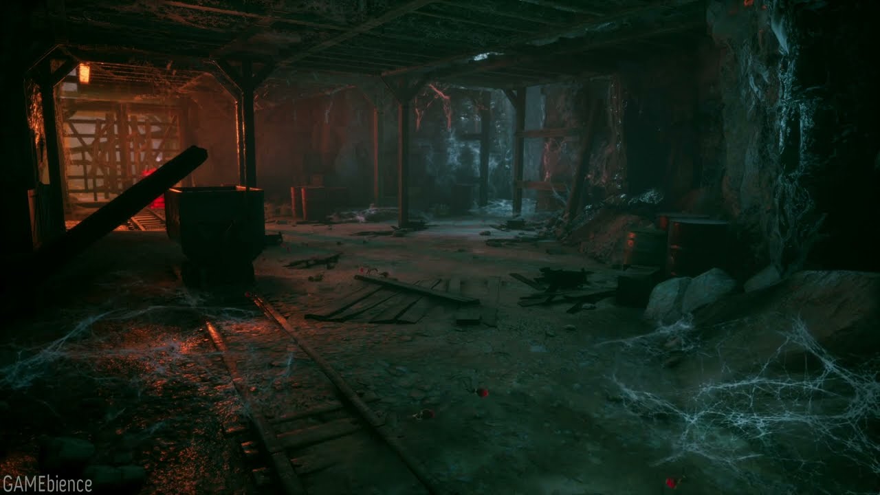 3 Hour - Evil West - Spider Infested Mining Cave Ambience