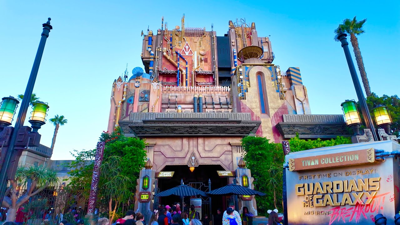 Guardians of the Galaxy Mission Breakout | Disney California Adventure  [4K POV 60fps]