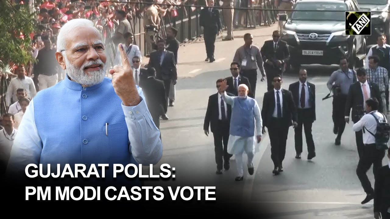 Gujarat Elections 2022: PM Modi casts vote in Ahmedabad