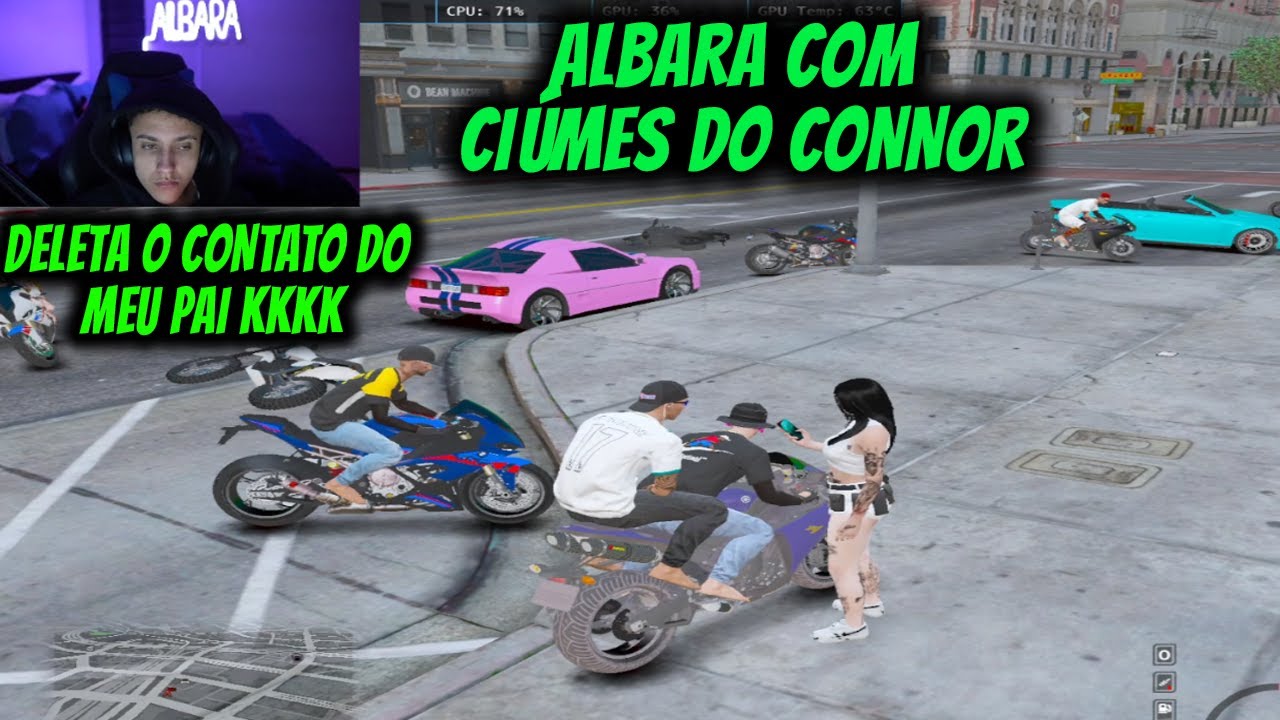 ALBARA COM  CIÚMES DO CONNOR KKKK