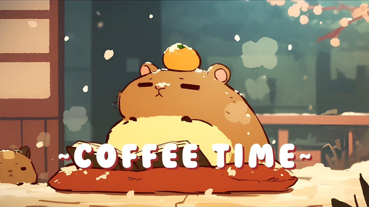 [Long Session] Capybara Lofi Zone - Peaceful Lofi Hip Hop Beats ~ Cozy Atmosphere ~ 🎵 💫