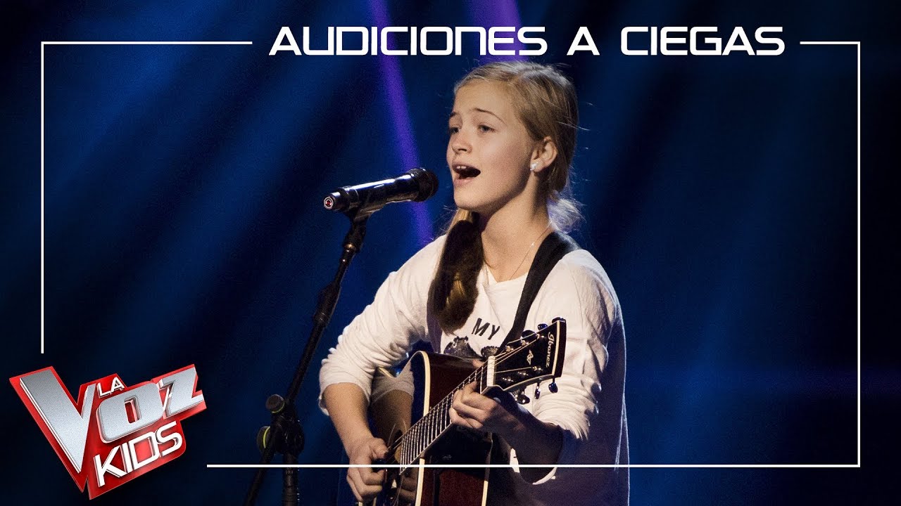 Carmen Ferre canta 'Quédate' | Audiciones a ciegas | La Voz Kids Antena 3 2019