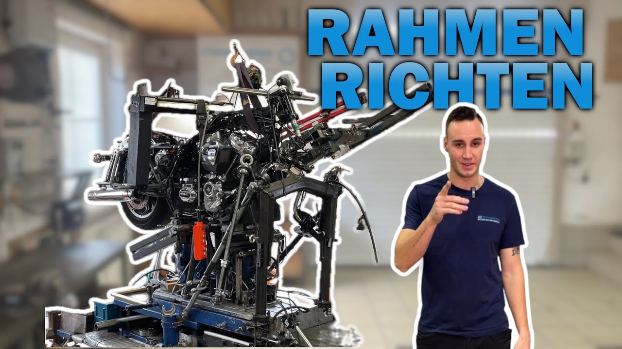 So retten wir Unfall-Motorräder | MOTORRAD RAHMEN RICHTEN