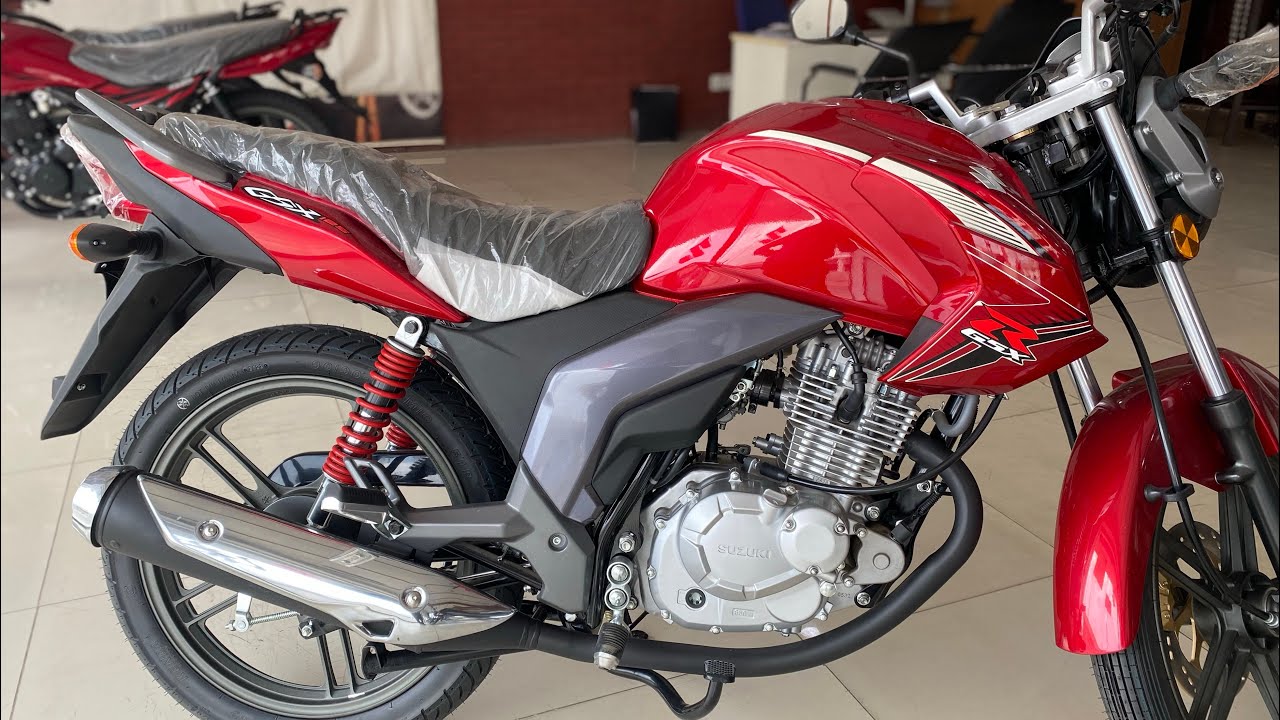 Suzuki GSX 125 New model new changes 2024 / Best value bike / Price in Pakistan with red graphics