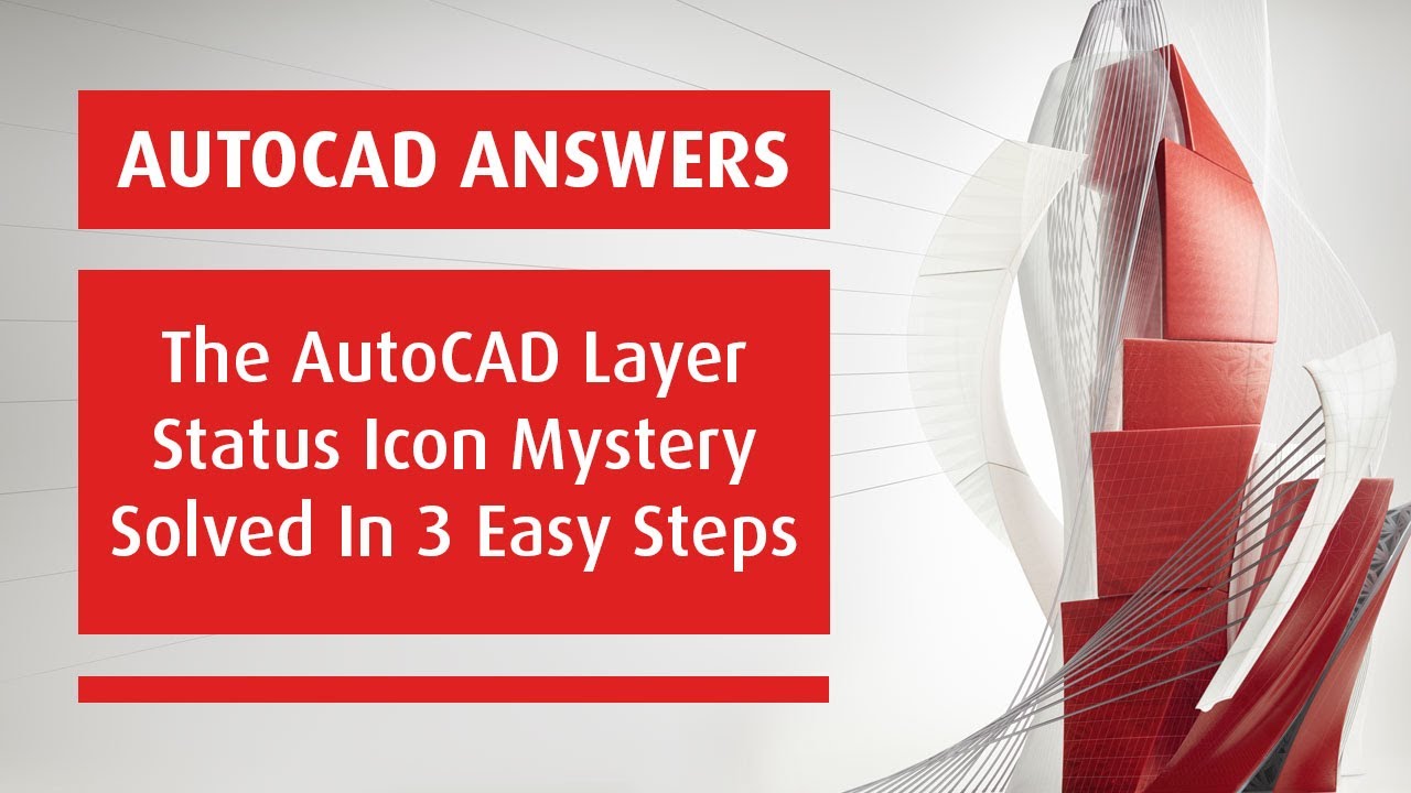 What does the Layer Status symbol mean in AutoCAD?