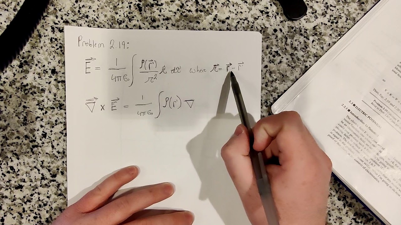 David Griffiths Electrodynamics | Problem 2.19 Solution