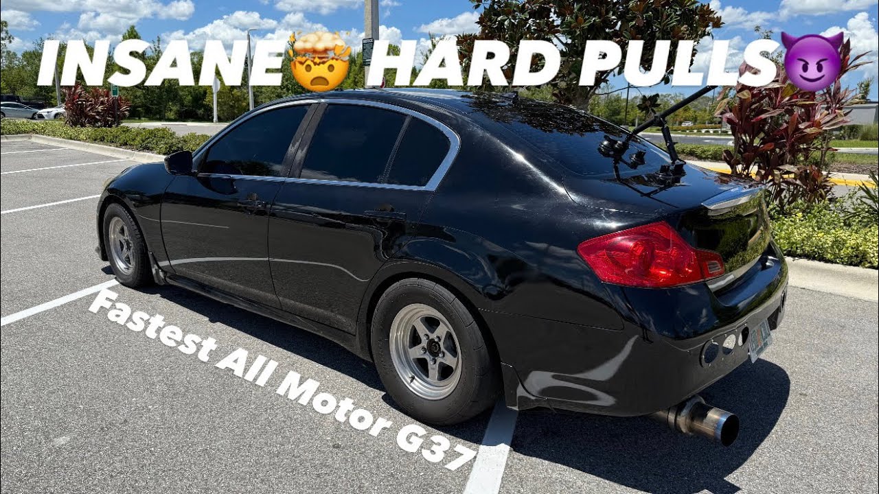 Fastest ALL MOTOR G37 😈 INSANE 🤯 HARD PULLS and RACES🔥👀