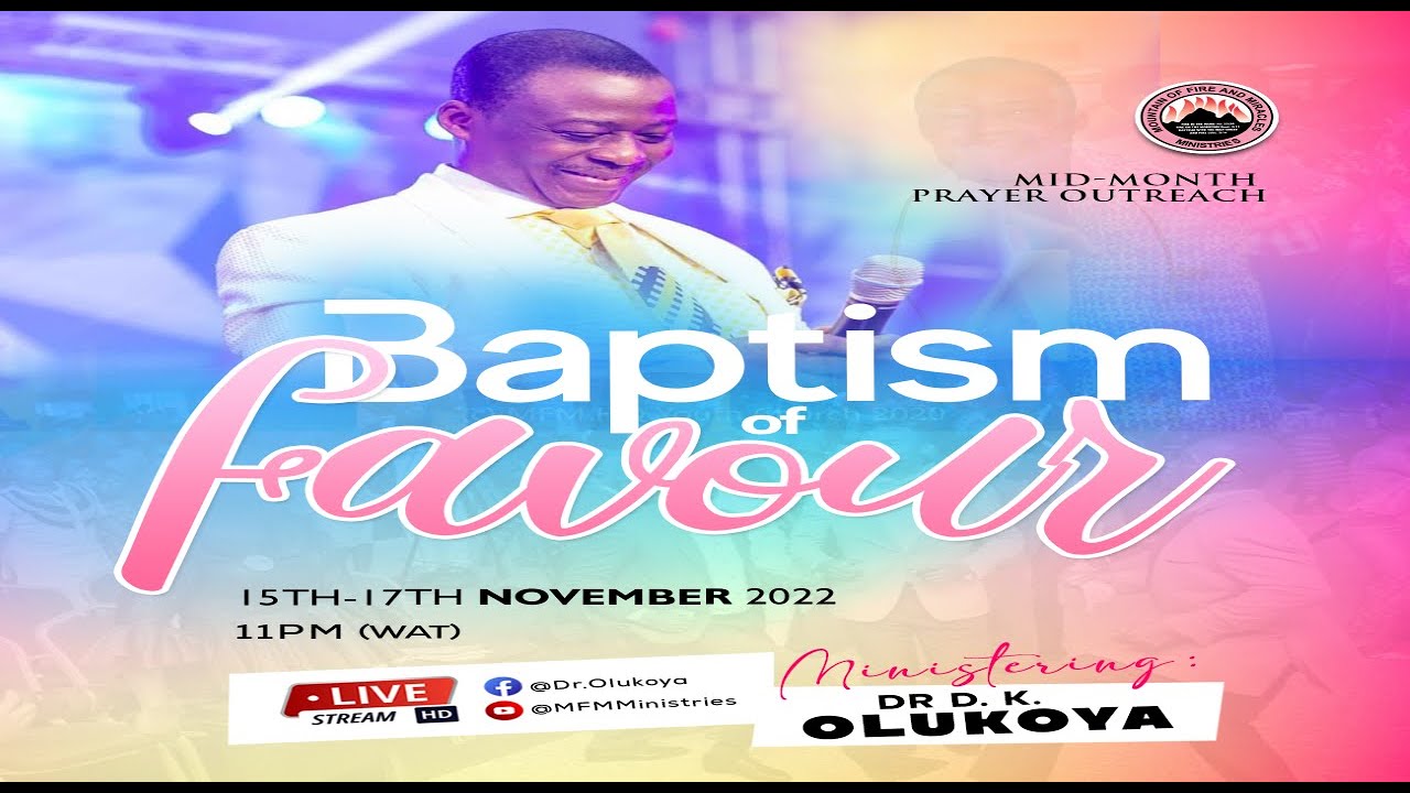 MID-MONTH PRAYER OUTREACH DAY 1 (15-11-2021) Dr D. K. Olukoya