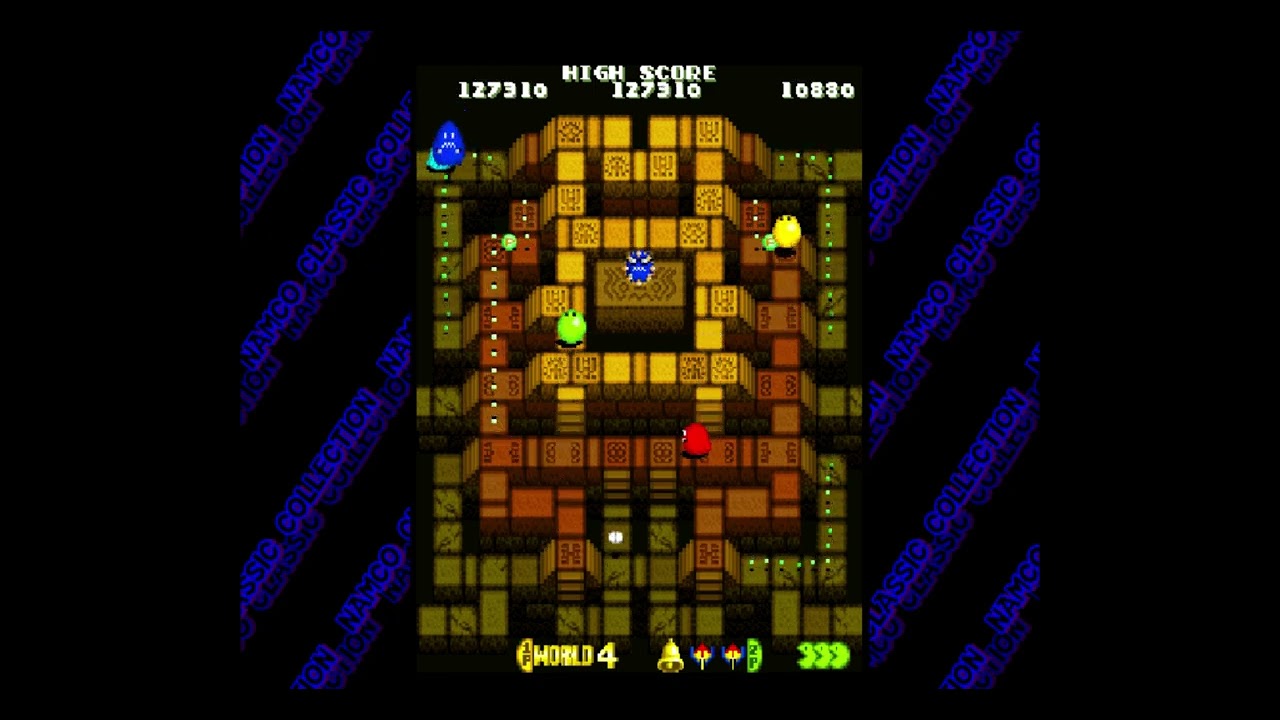 Pac Man Arrangement 2 Player Mode (Namco Museum on Gamecube)
