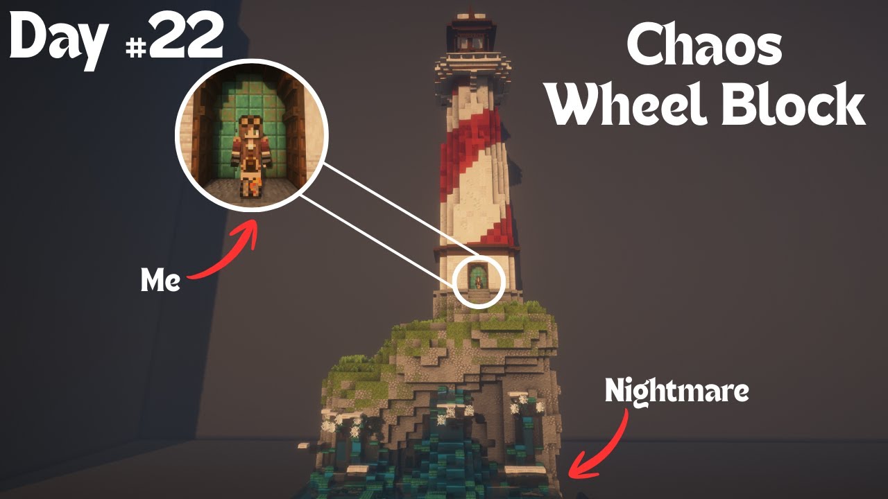 When Minecraft Gives You Water, You Panic and Build a Lighthouse