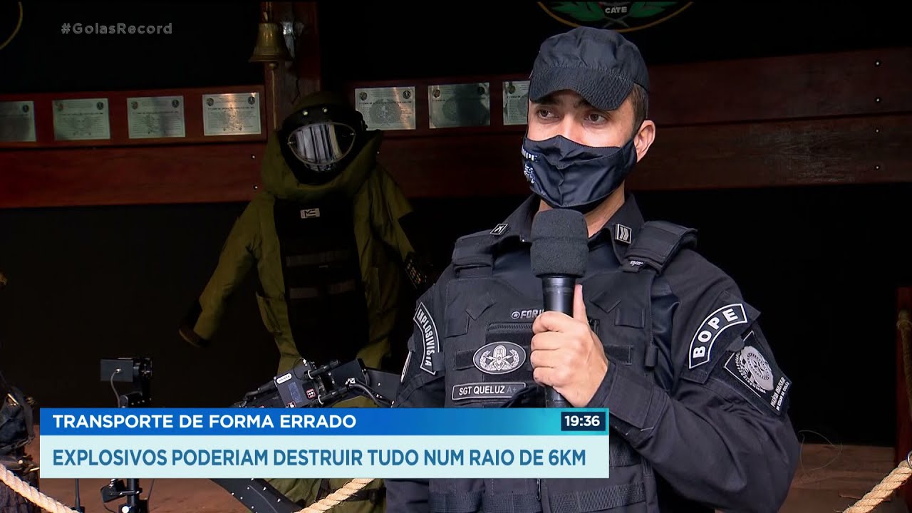TRANSPORTE DE FORMA ERRADO: EXPLOSIVOS PODERIAM DESTRUIR TUDO NUM RAIO DE 6KM