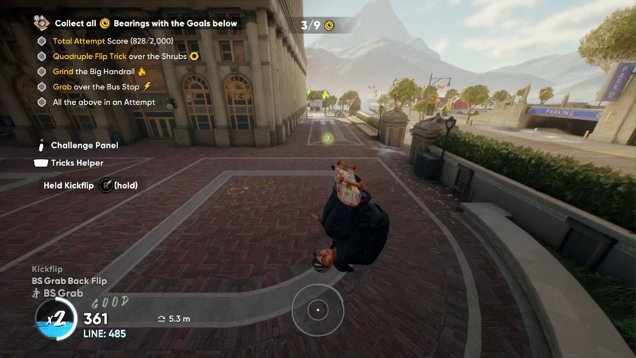 I played the time a bit of skate.