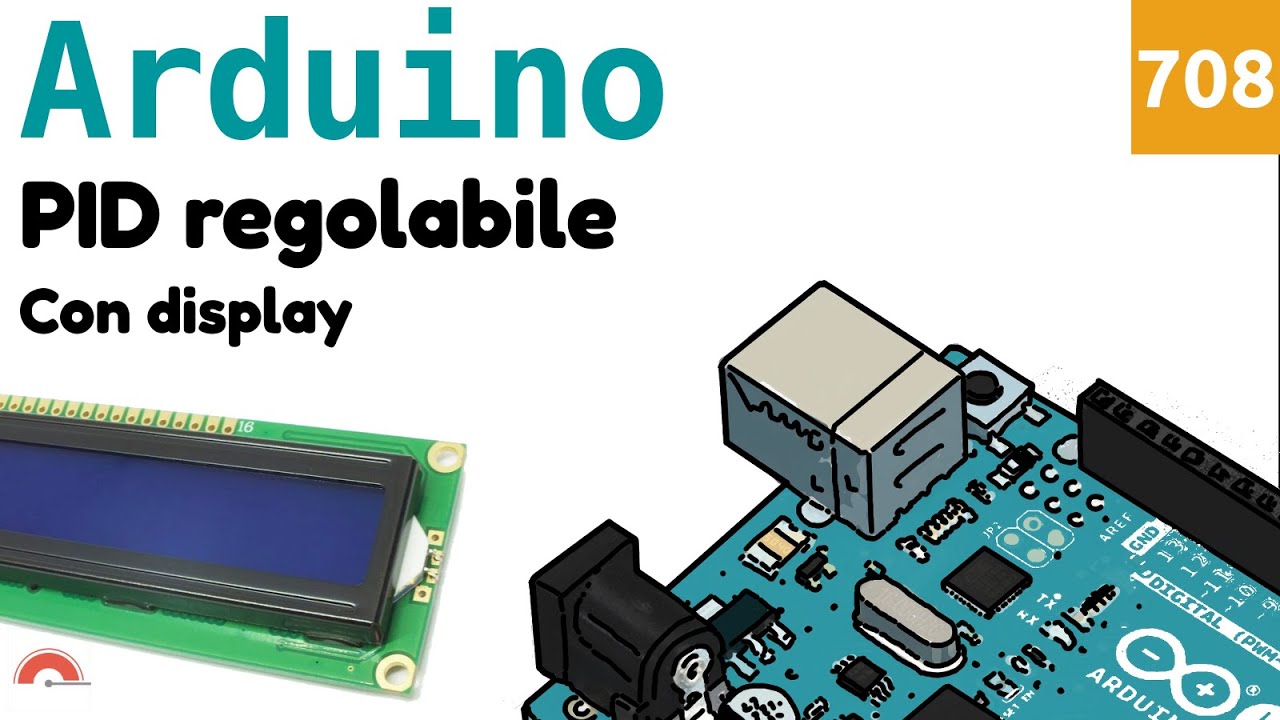 PID regolabile per controllo temperatura con display e Arduino - Video 708