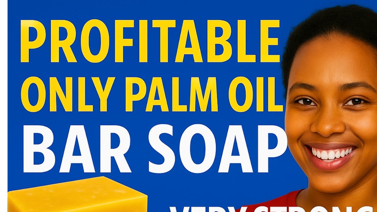 Profitable Only Palm Oil Bar Soap, Very Strong Same Day: Semi Hot Method
