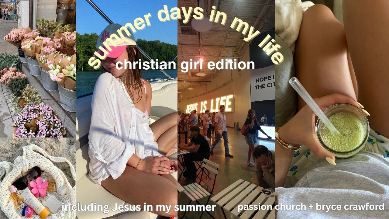 *realistic* summer days in my life/christian edition💌🌷🍒