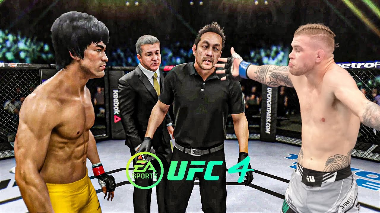 Брюс Ли против Джейка Мэттьюза EA Sports UFC 4 Бойцовский клуб Брюса Ли 🔥🐲