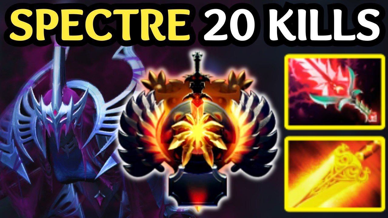🔥 20 KILLS UNSTOPPABLE SPECTRE Carry — Haunt Control Gameplay | Dota 2 🔥