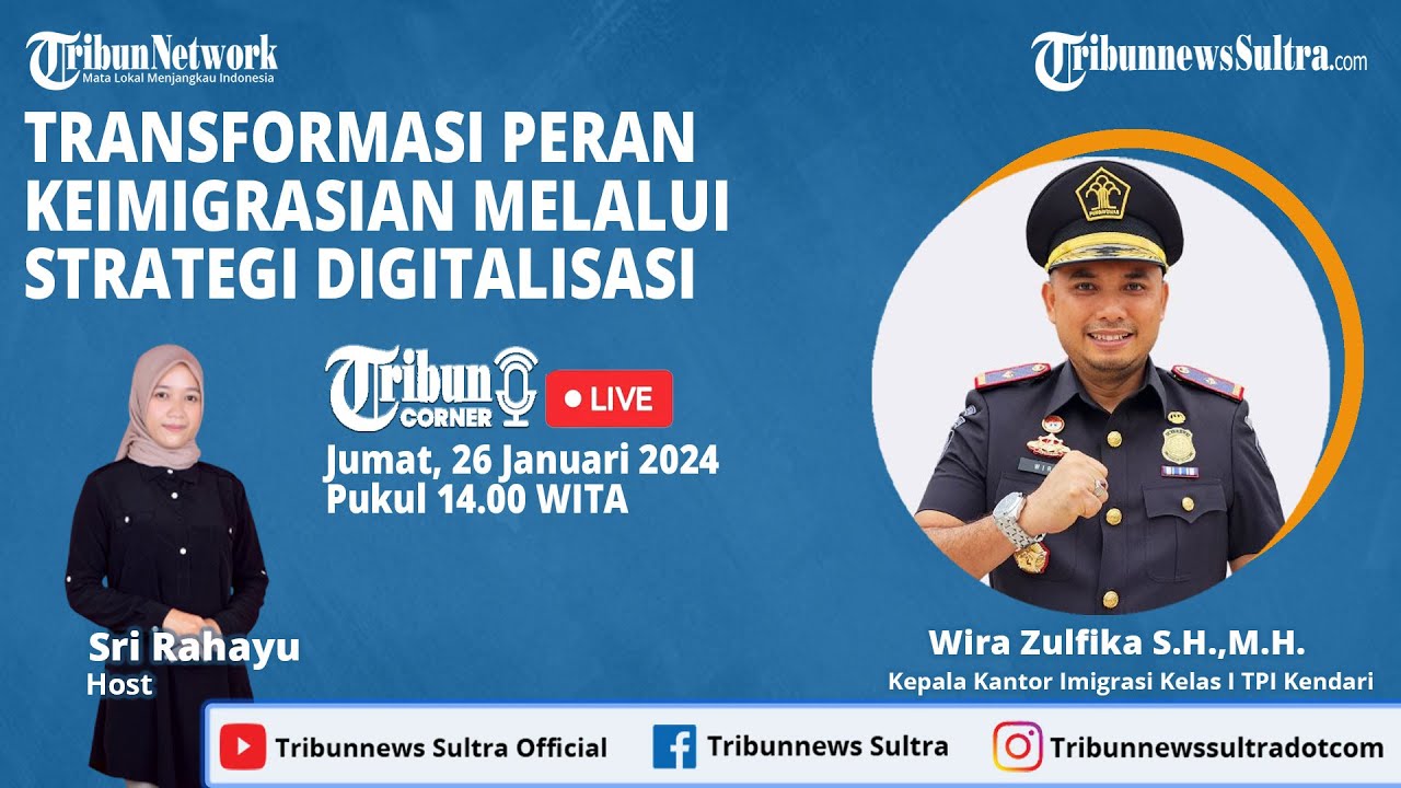 🔴 Tribun Corner: Transformasi Peran Keimigrasian Melalui Strategi Digitalisasi