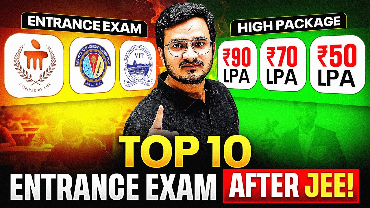 TOP 10 ENGINEERING Entrance EXAM 🔥 After JEE MAINS 😱 || PhysicsWallah