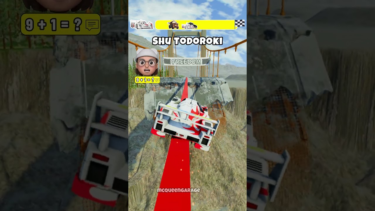 💚McQueen vs Shu Todoroki vs Tow Mater vs Sheriff vs Jackson Storm #20 💥💨