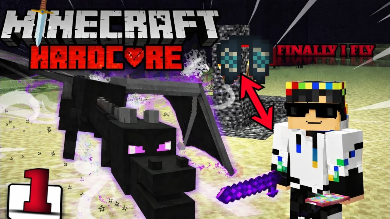 | 1# MCPE Hard-core | survival series I kill dragon |
