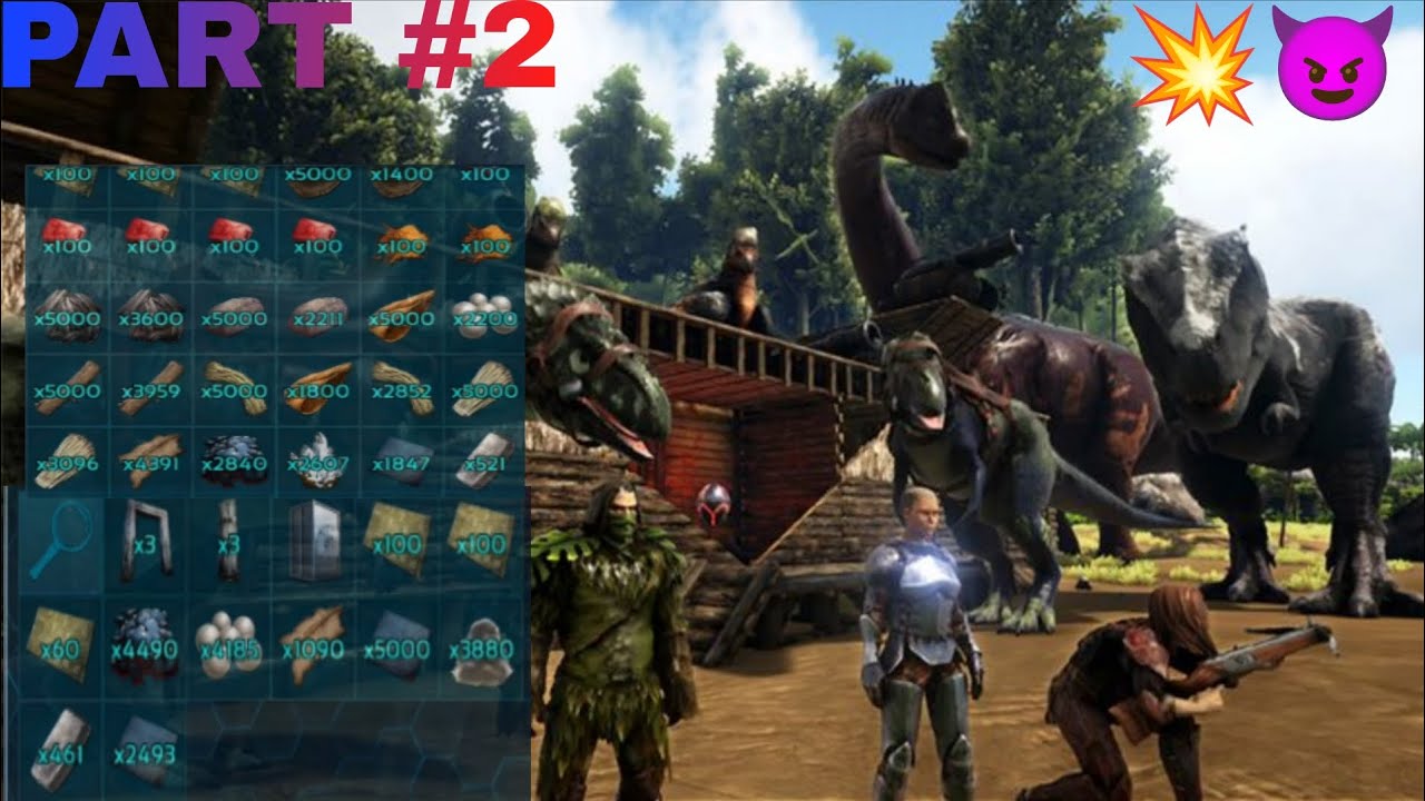 اجمله على السيفر باكمله 💥💥😈😈🤣//ARK MOBILE// 