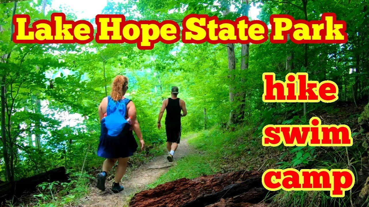 Hike Swim Camp - Lake Hope State Park - Ohio