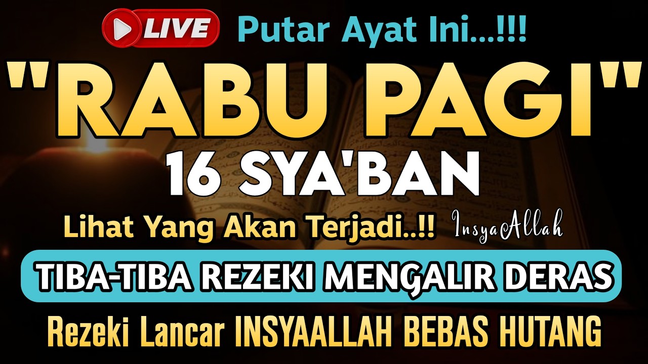 🔴LANGSUNG DIKABULKAN..‼️CUKUP PUTAR SEKALI DAN DENGARKAN, 100 RIBU MALAIKAT TURUN | REZEKI LANCAR