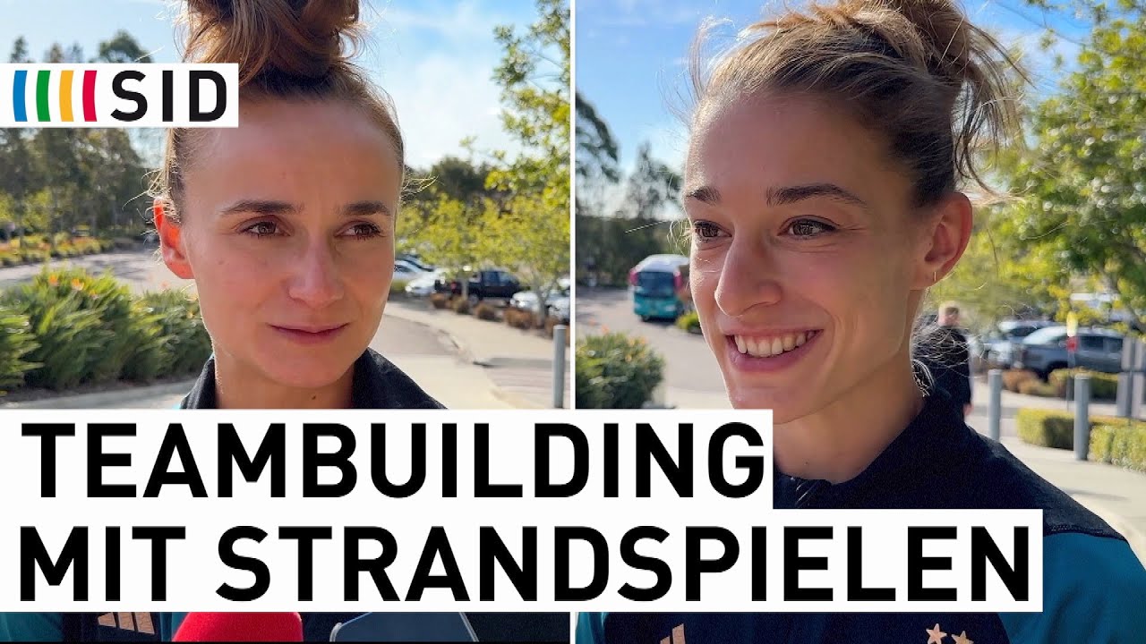 Spiel und Spaß am Strand: Teambuilding bei den DFB-Frauen | SID