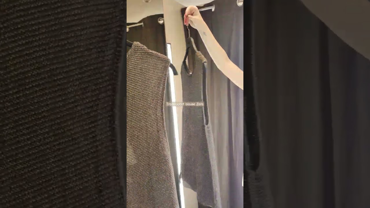 Translucent blouse Zara 