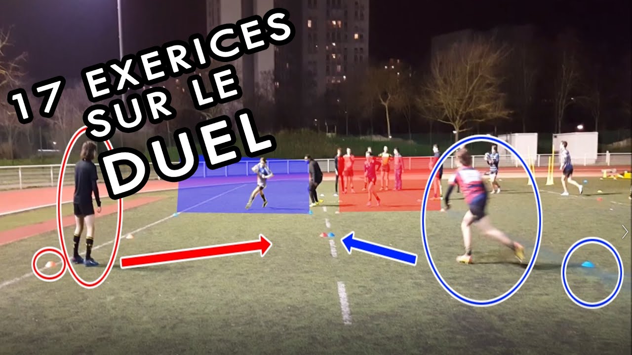 17 EXERCICES SUR LE DUEL - SKILLS RUGBY