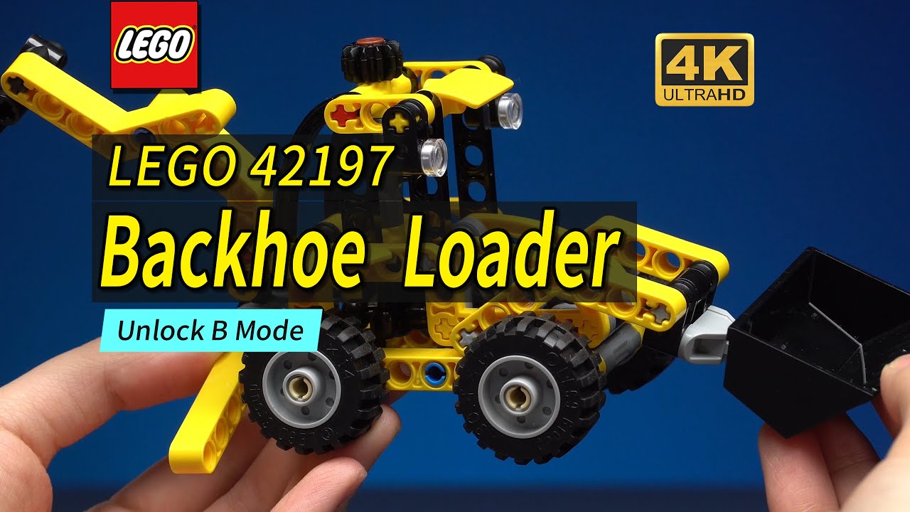 LEGO 42197 Backhoe Loader In-Depth Review | Unlock The Correct Way To Play With LEGO !