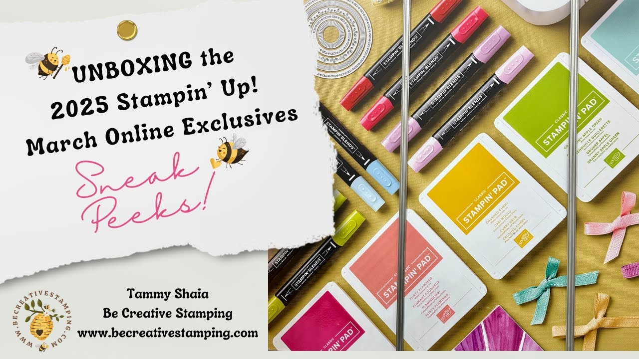 March 2025 Stampin' Up! Online Exclusives Sneak Peek (FB Live Replay 2/6/25)